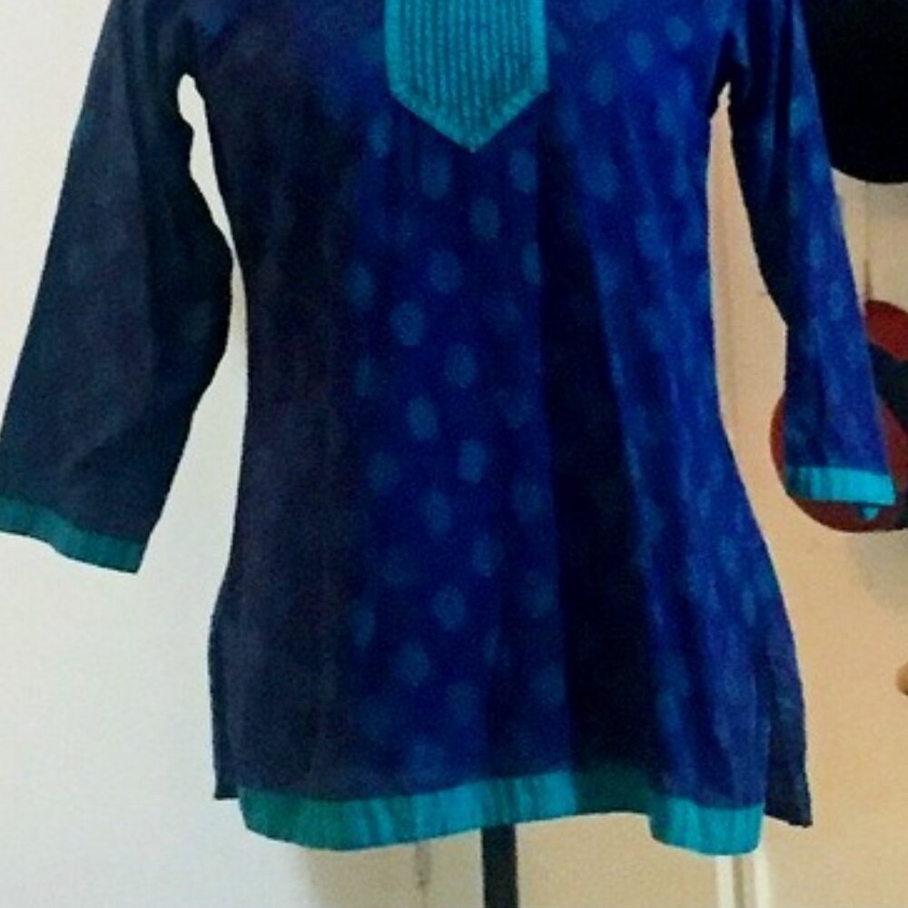 Summer Paisley Tunic Shirt